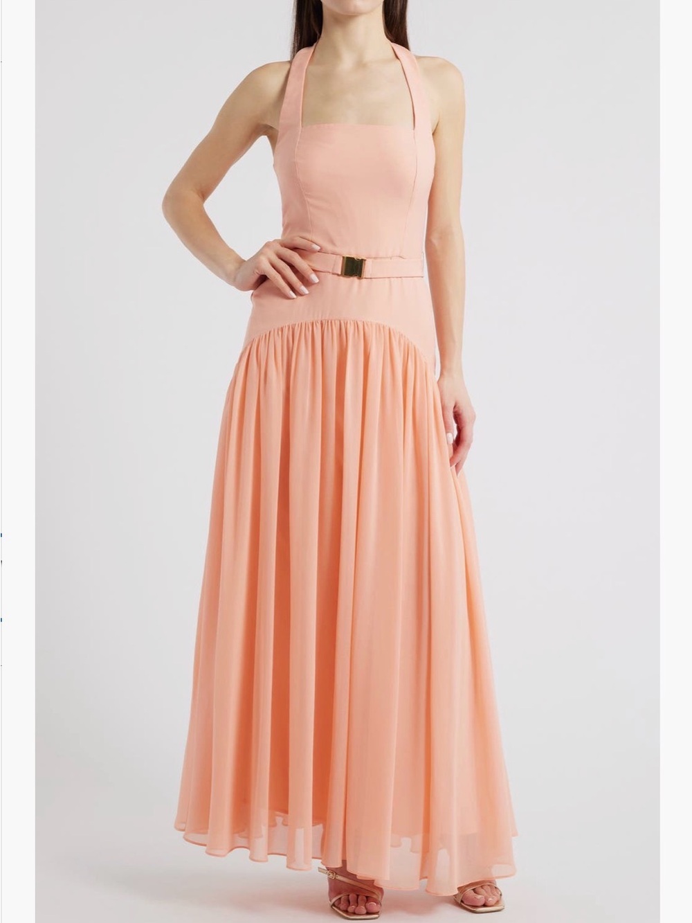 Hutch Aza A line Halter dress
